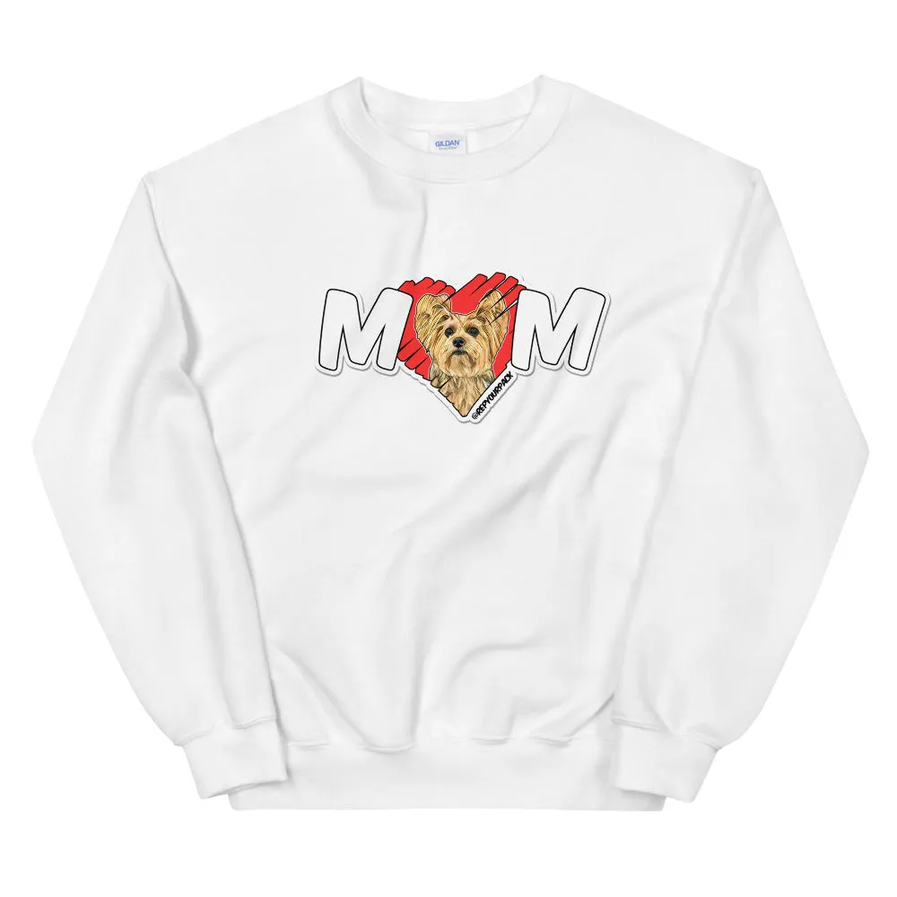 MOM Love Heart Sweatshirt