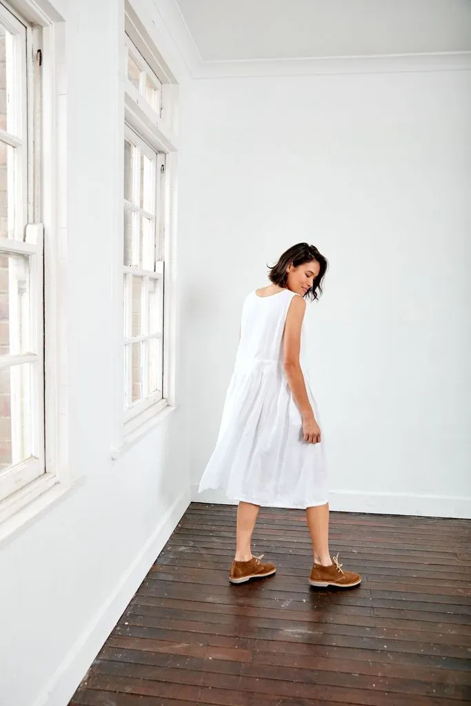 Montaigne Box Pleated Dress