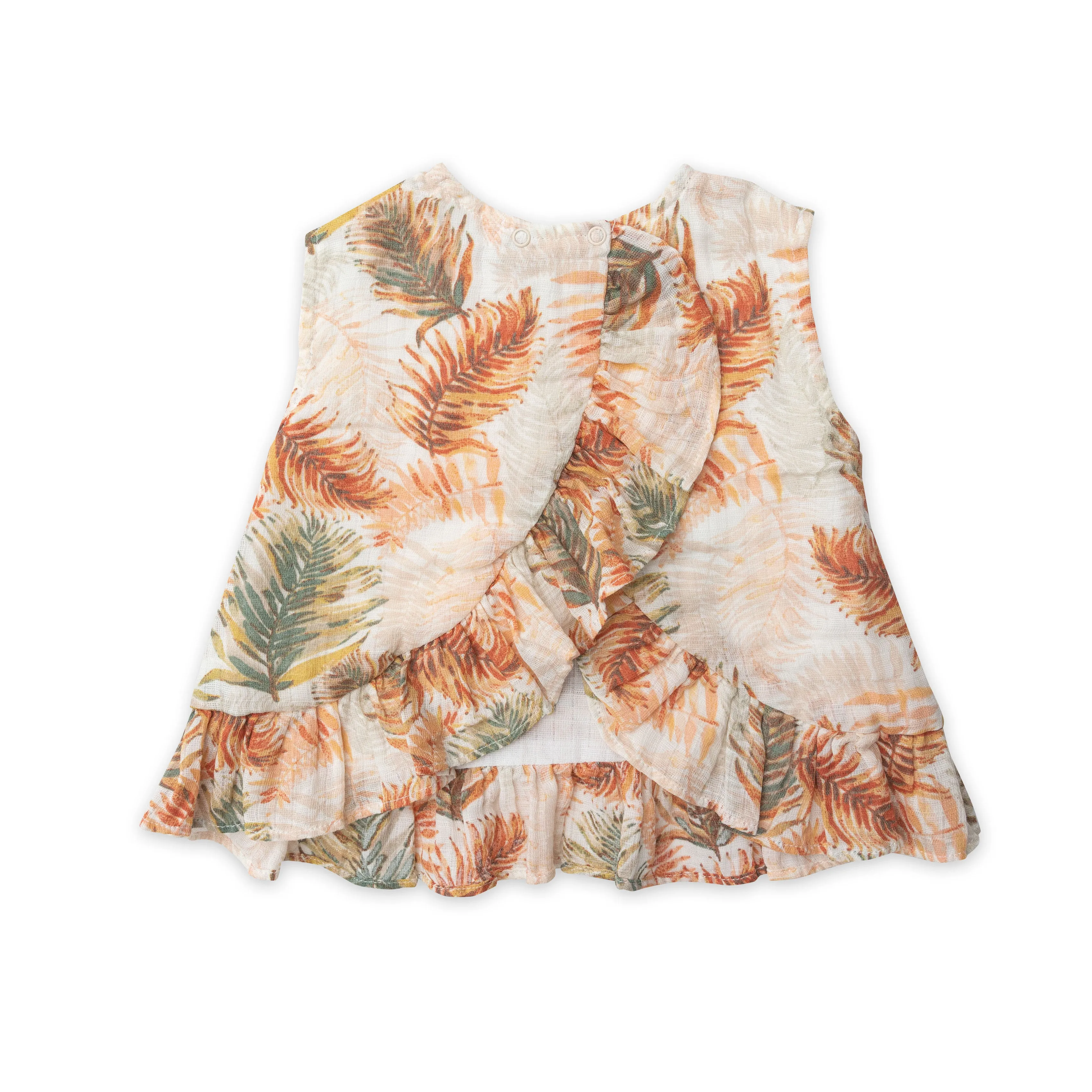 Muslin Ruffle Top & Bloomer