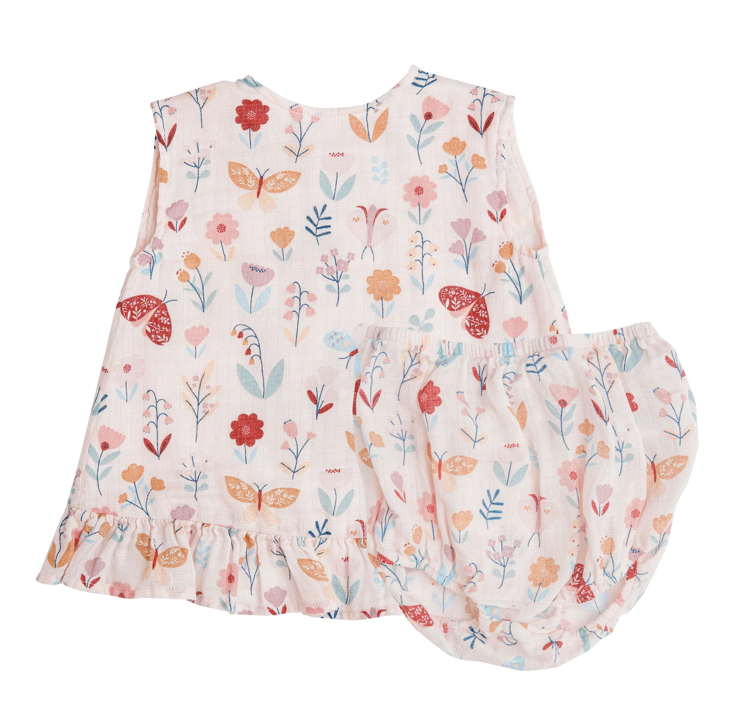 Muslin Ruffle Top & Bloomer