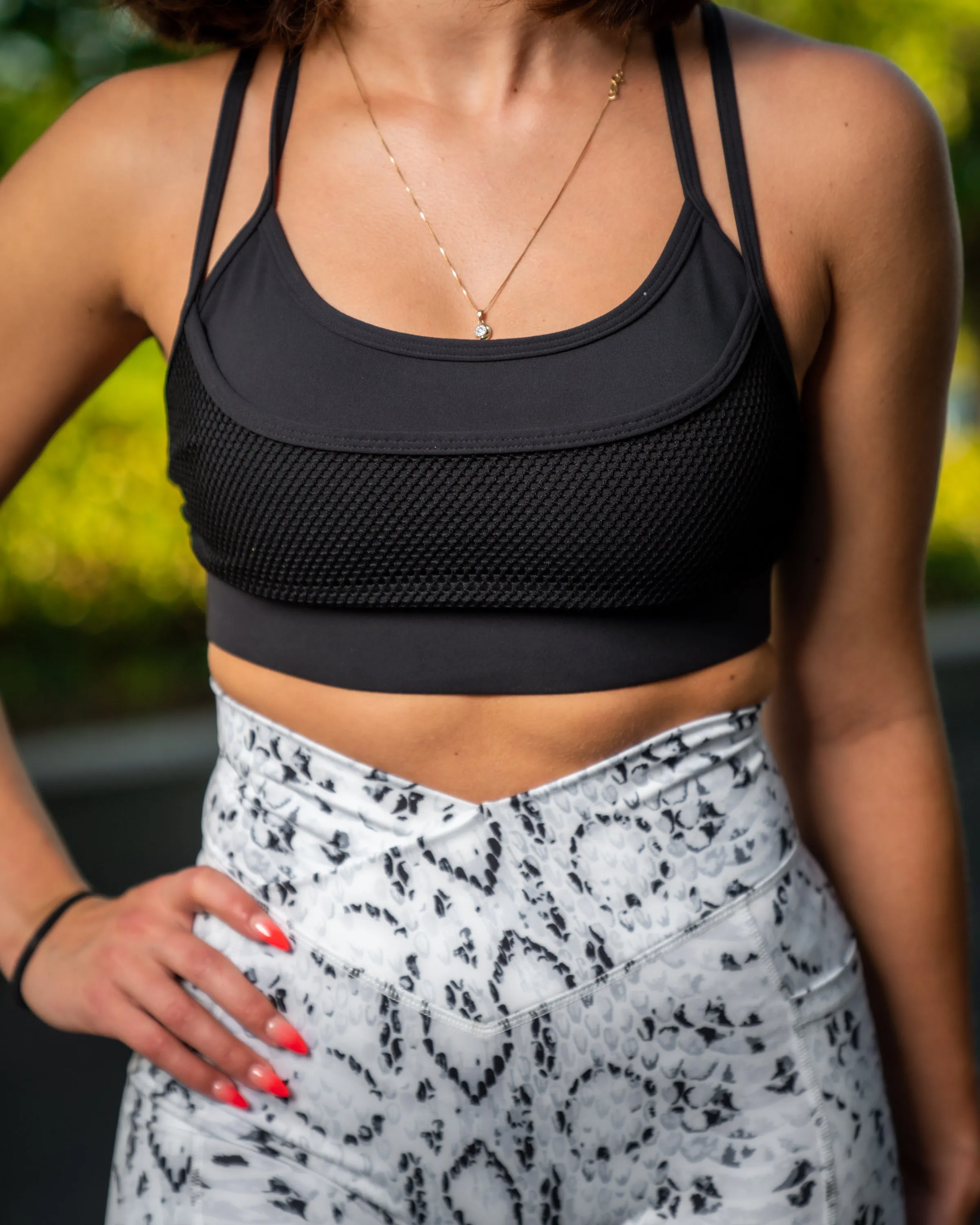 Network Sports Bra - Black