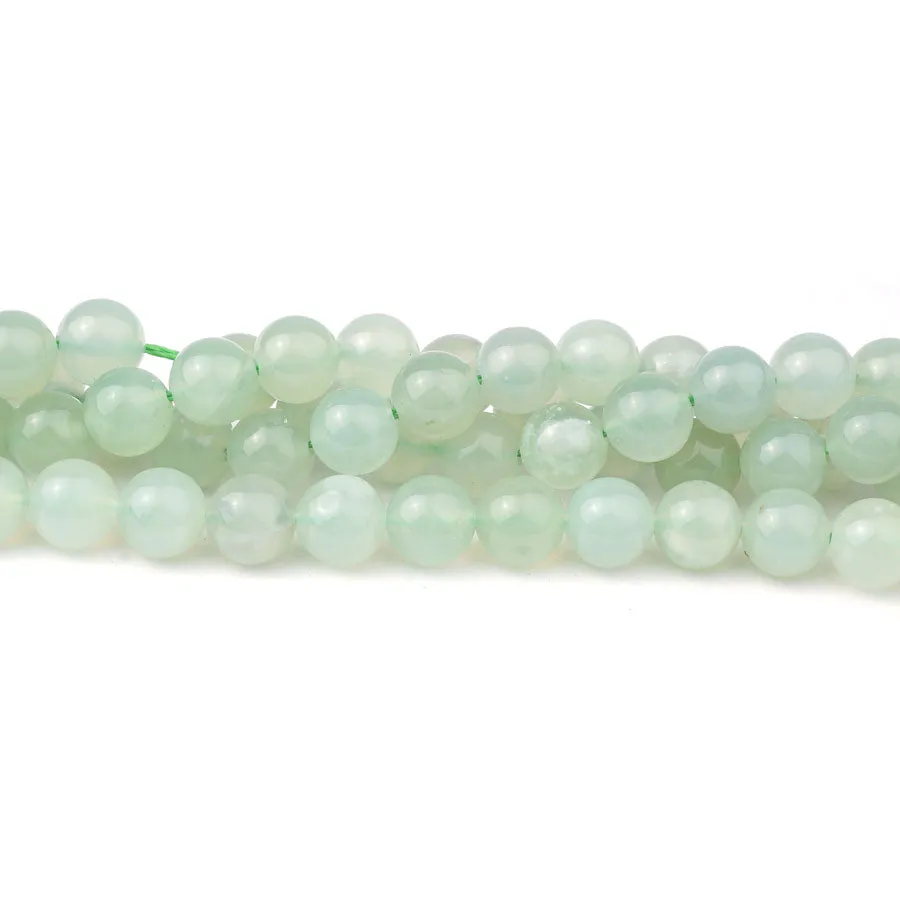 New Jade 8mm Round A Grade - 15-16 Inch