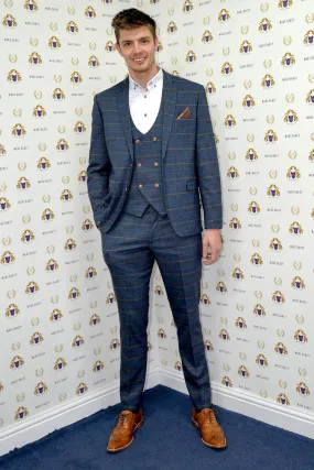 Newcastle United and England Goalkeeper Nick Pope in Jenson Marine Check Suit