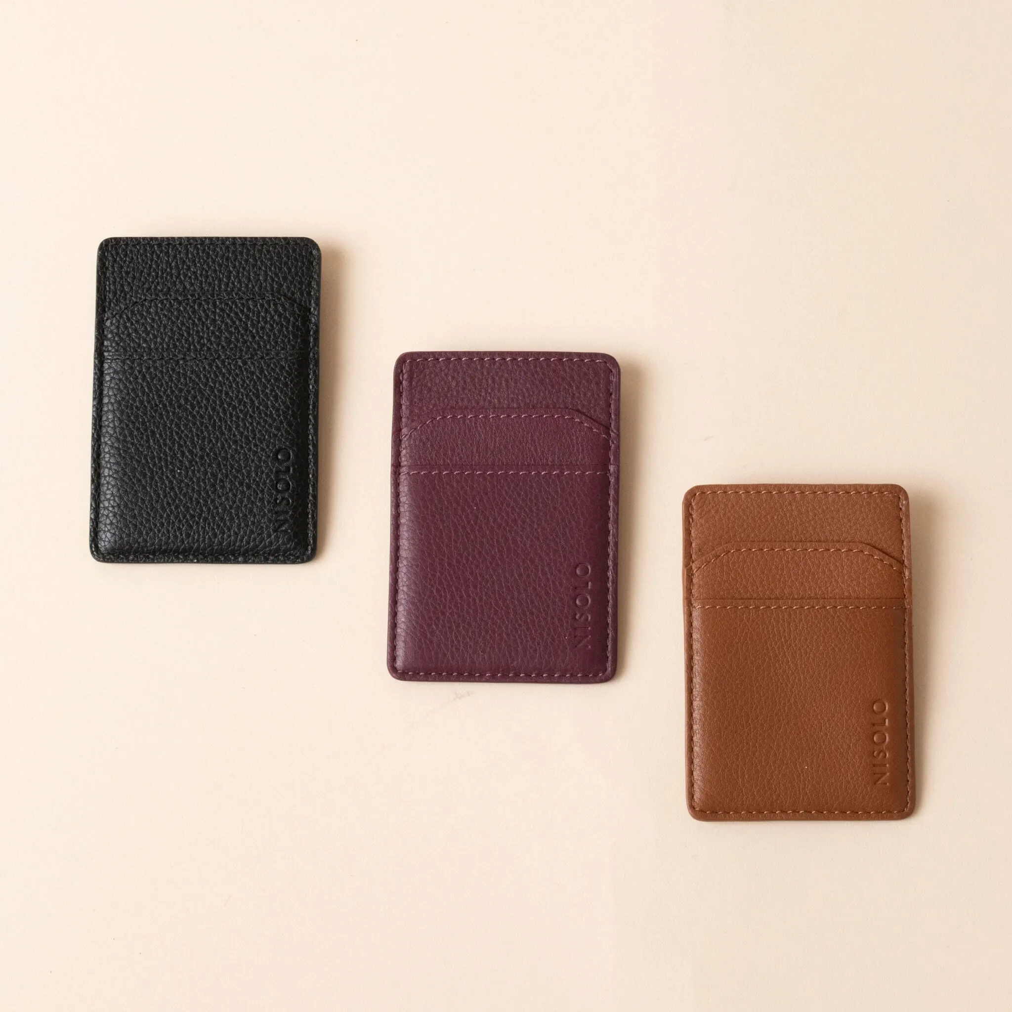 Nico Card Case Wallet Plum