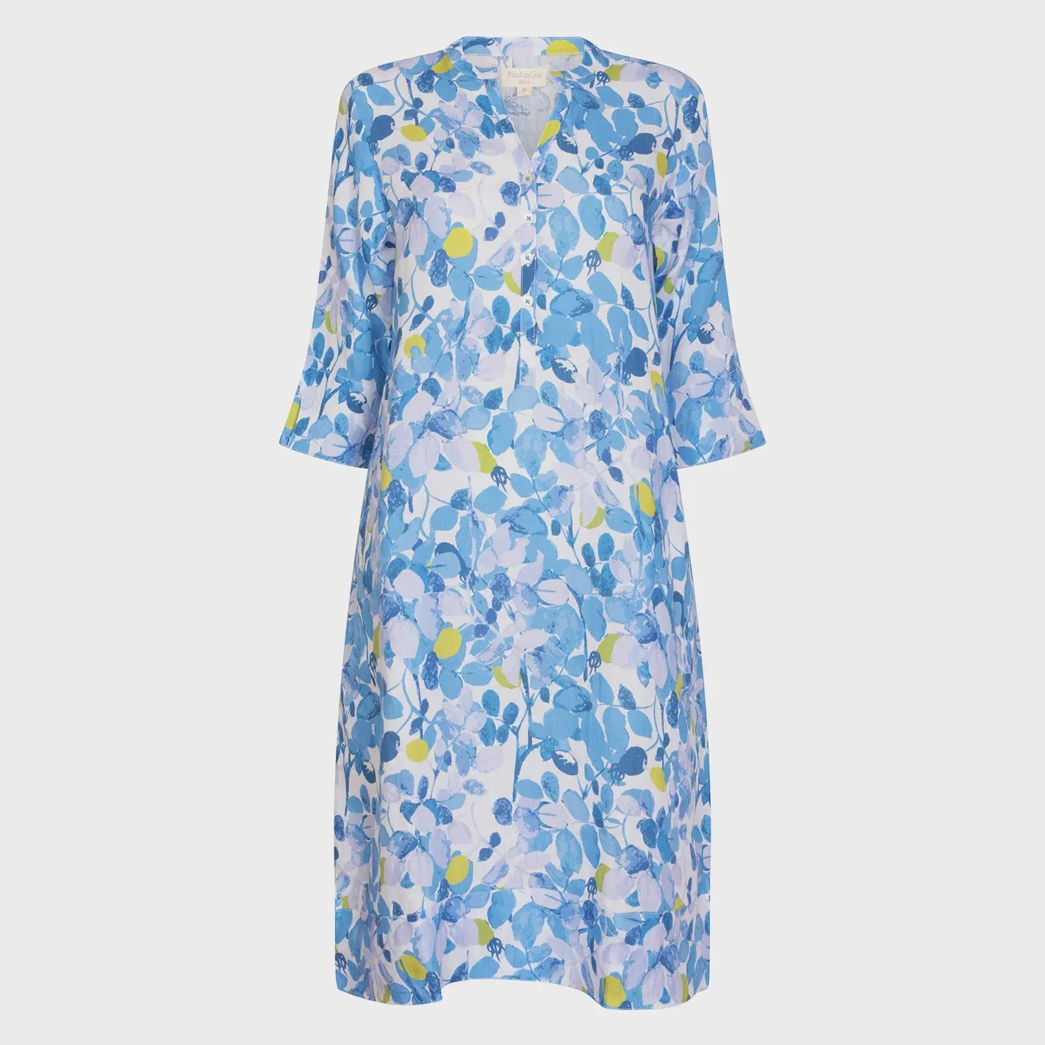 NOLOGO Green Plum Print Dress