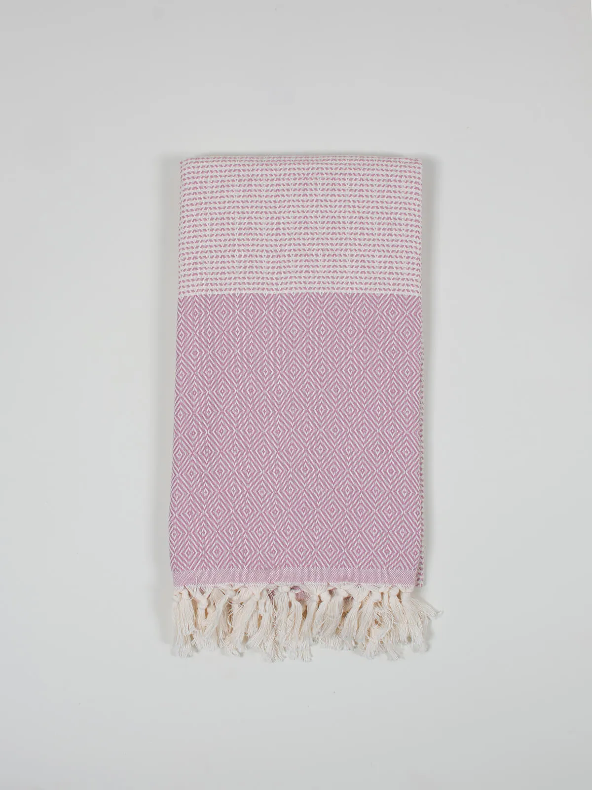 Nordic Dot Hammam Towel, Vintage Pink