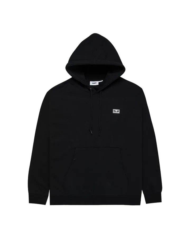 Obey Sweatshirt Mass Resistance Hood 112842784E black