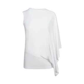 One Sleeve T-Shirt White