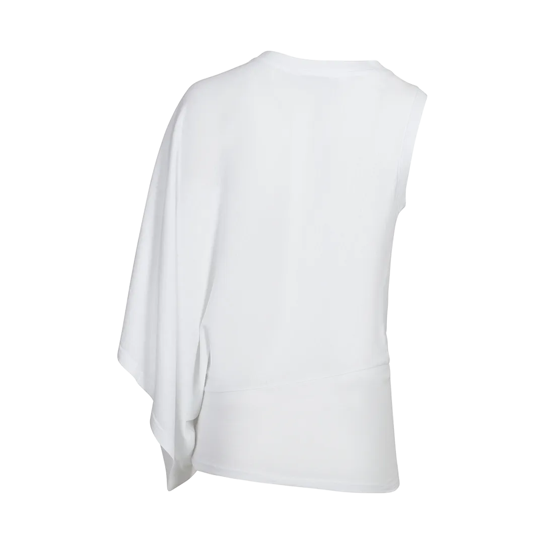 One Sleeve T-Shirt White