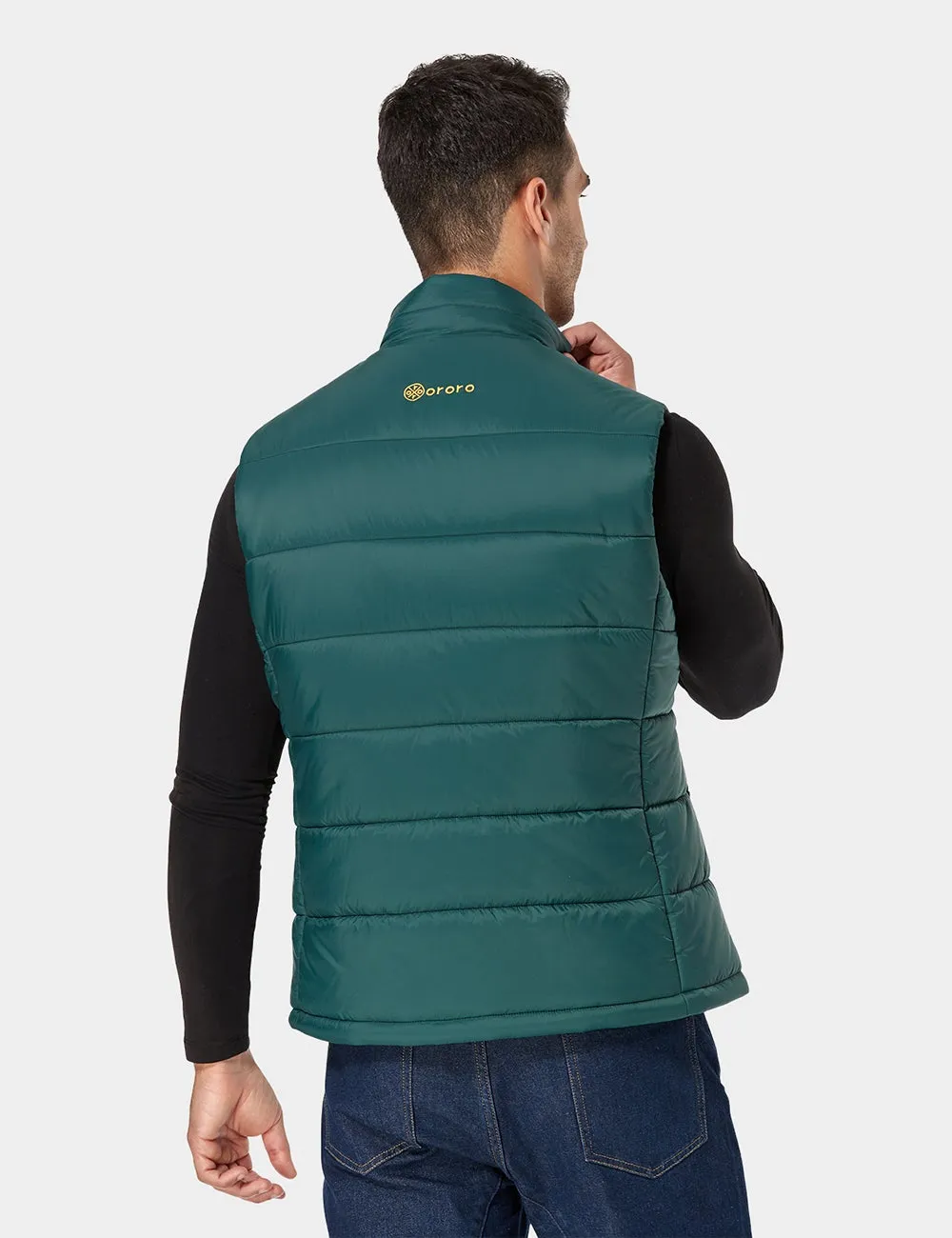 (Open-box) Men's Classic Heated Vest - Green with B19G Battery