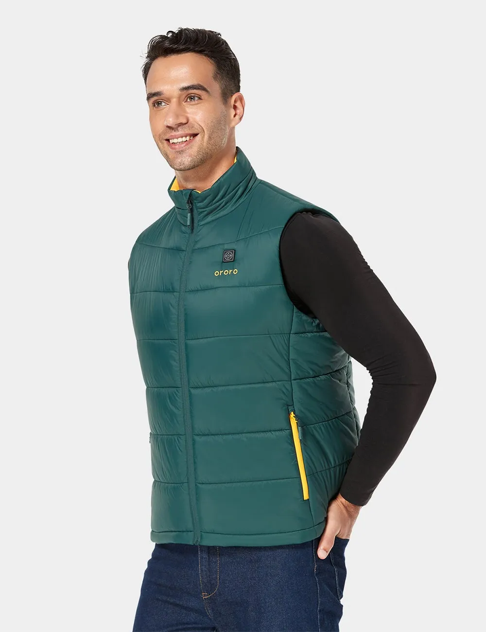 (Open-box) Men's Classic Heated Vest - Green with B19G Battery