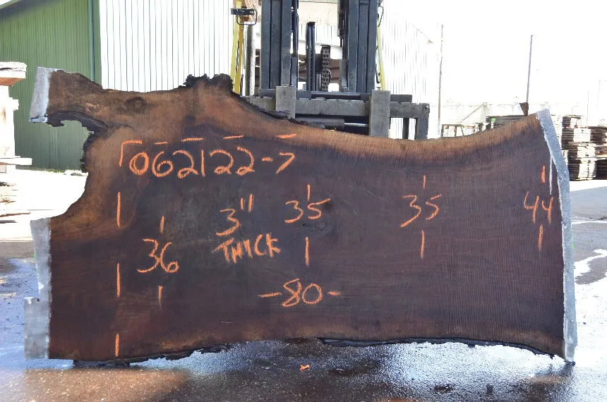 Oregon Black Walnut Slab 062122-07