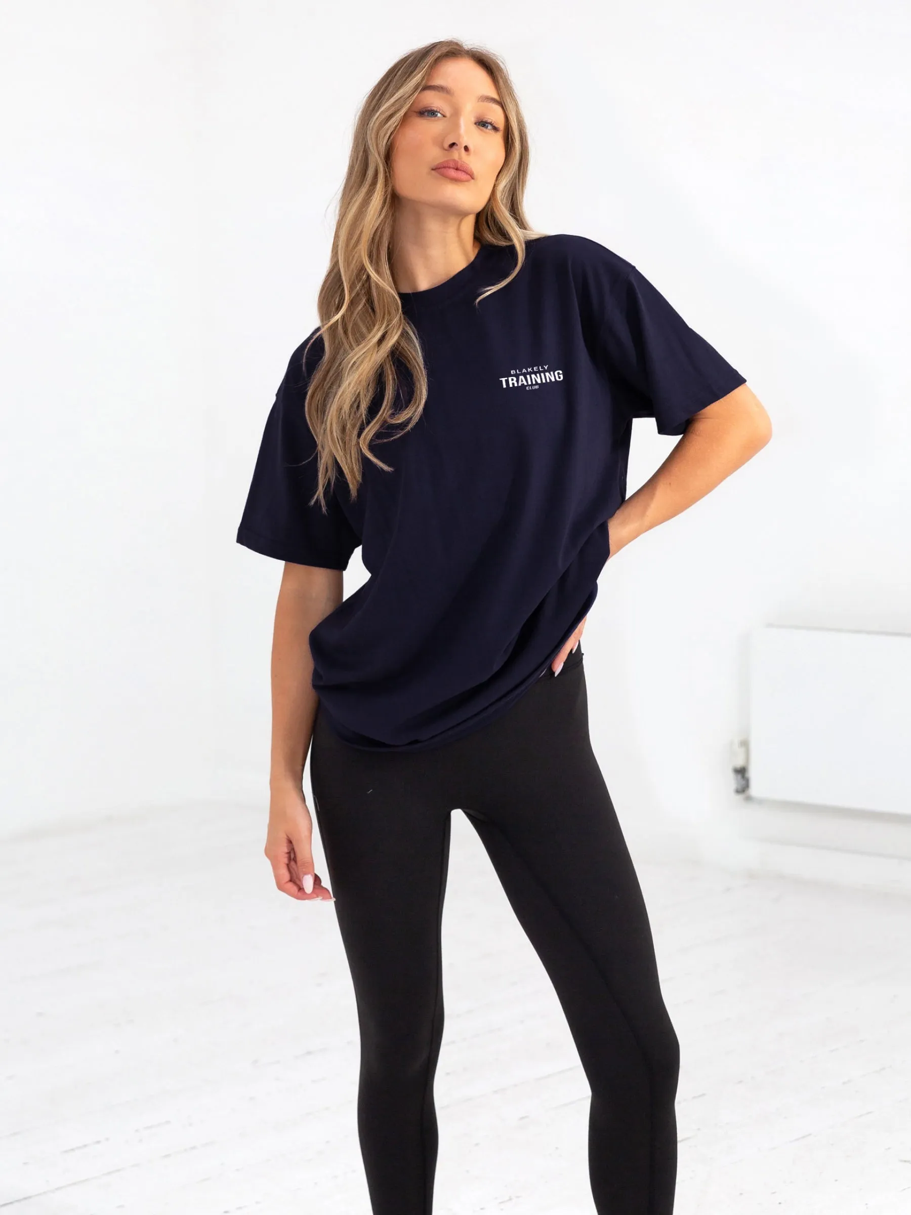 Oversized Training T-Shirt - Navy