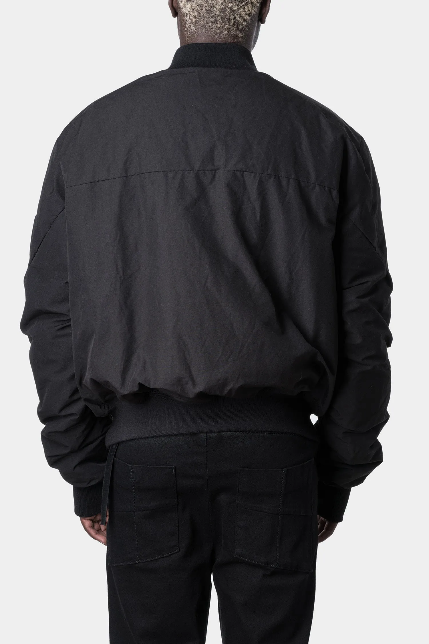 Padded winter bomber jacket, Black