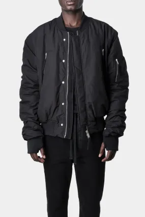 Padded winter bomber jacket, Black