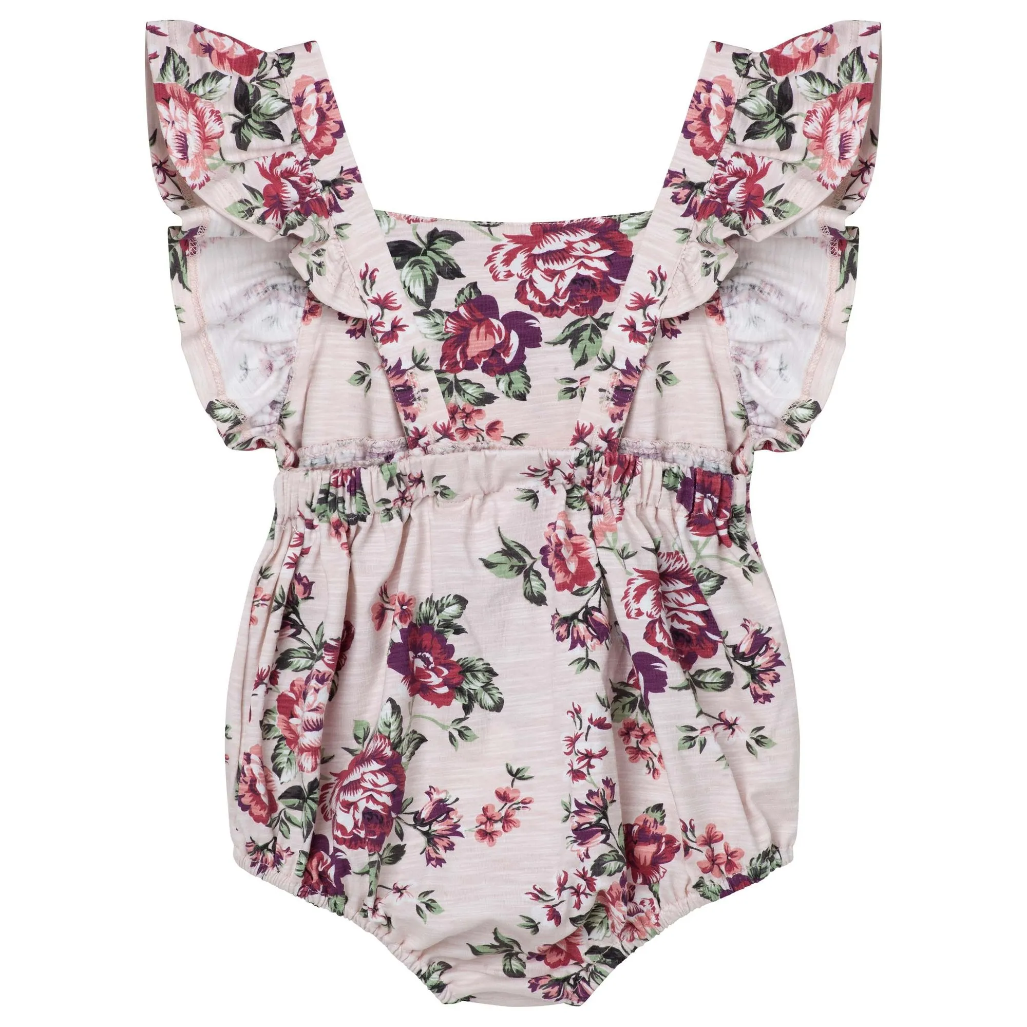 Pearl Floral Luna Romper - Pink