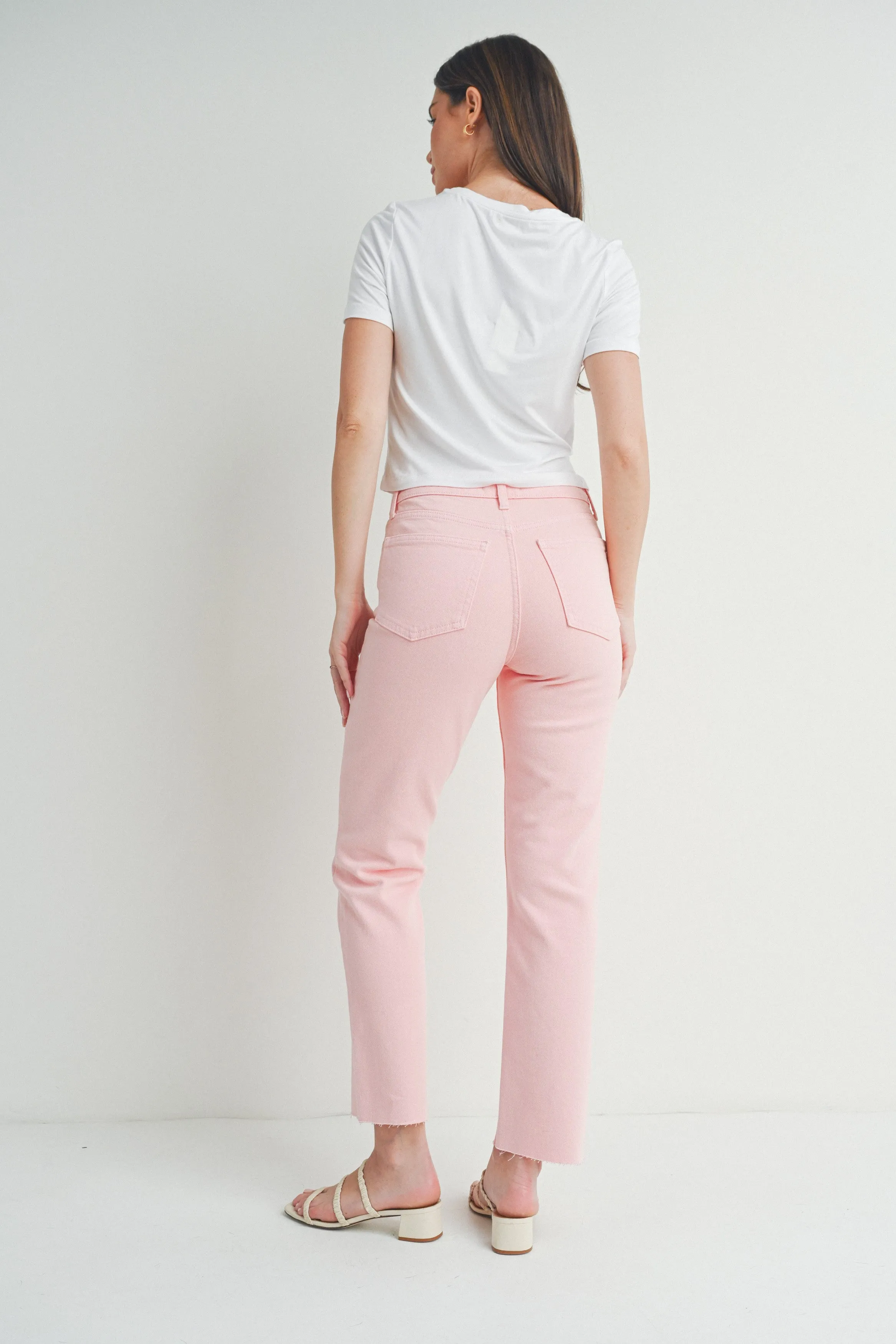 'Pink Dream' Straight Leg Jean