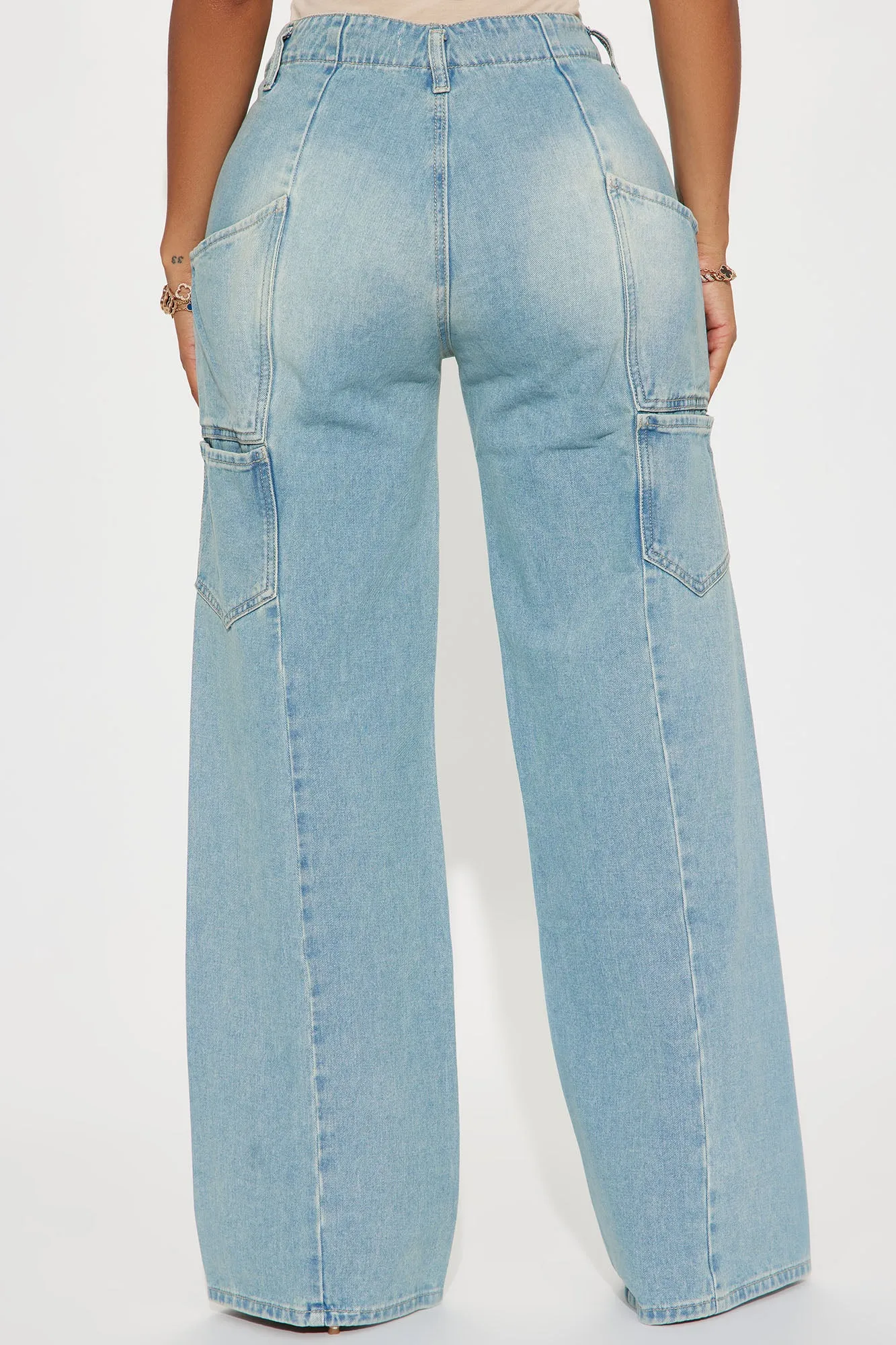 Practically Perfect Baggy Jeans - Light Wash