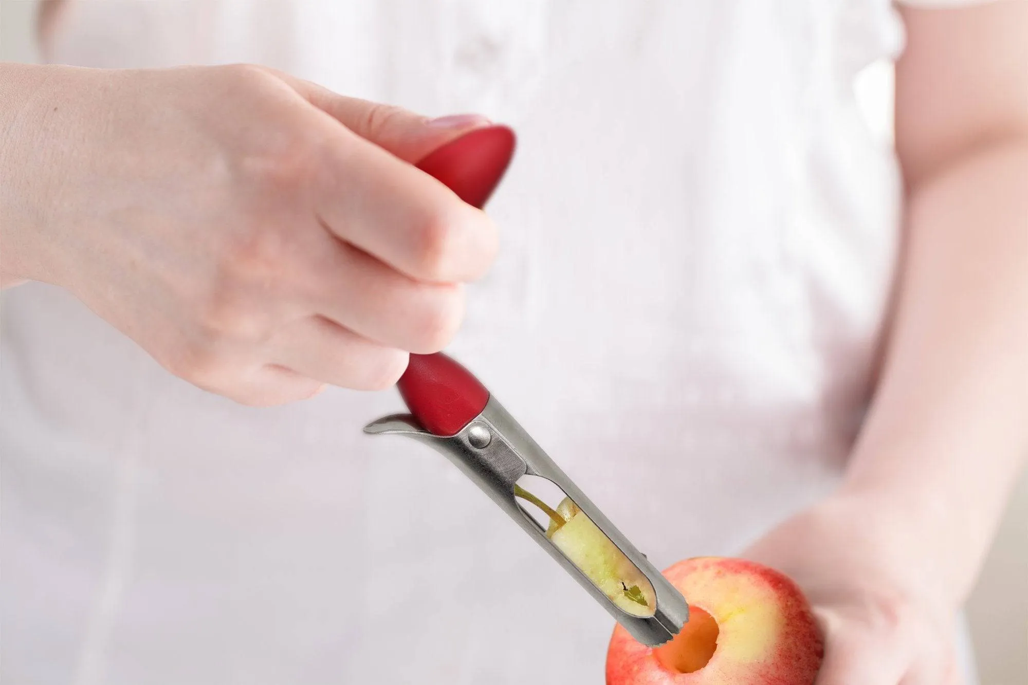 Premium Apple Corer - Easy to Use and Durable Stainless Steel