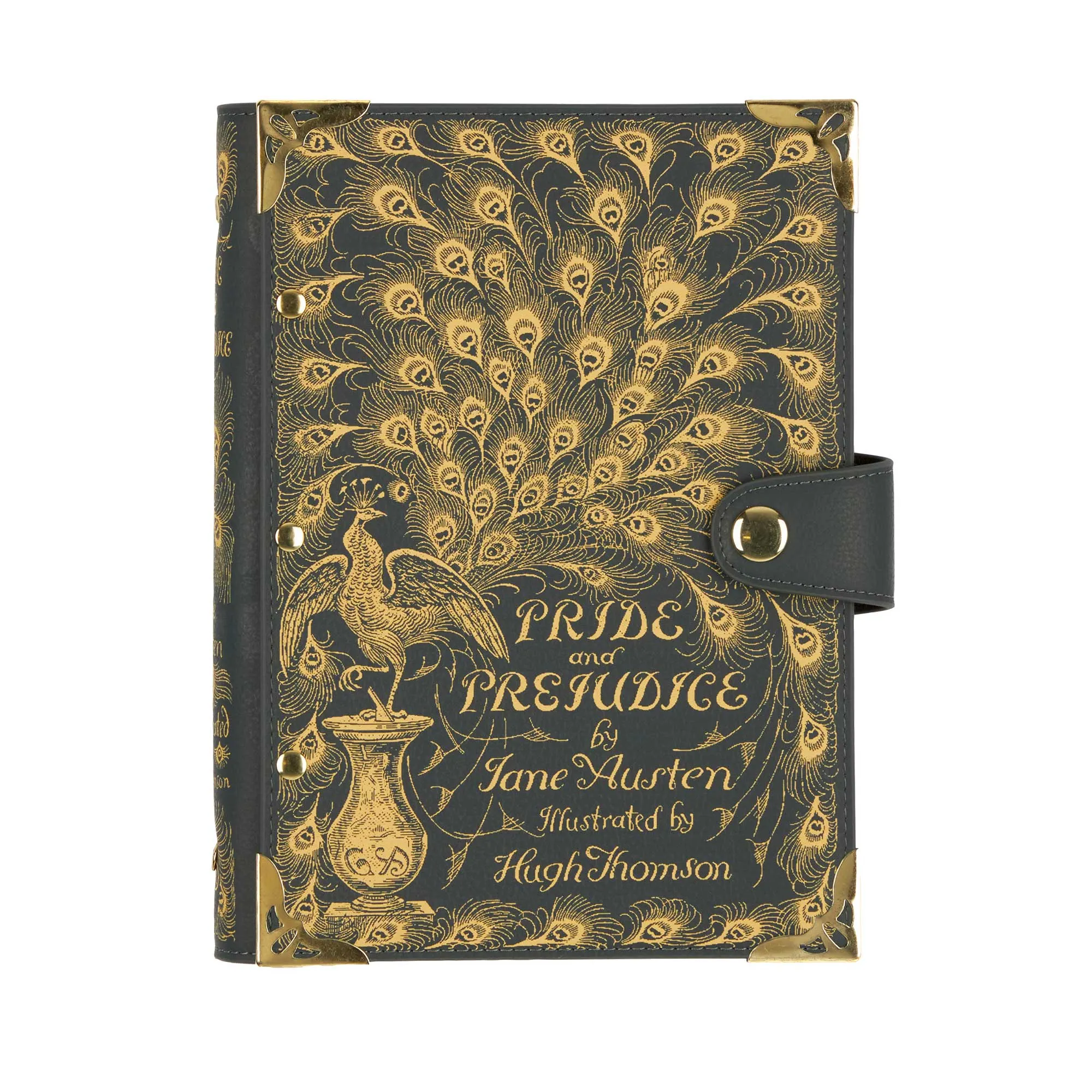 Pride and Prejudice Green Refillable Ring Binder Notebook