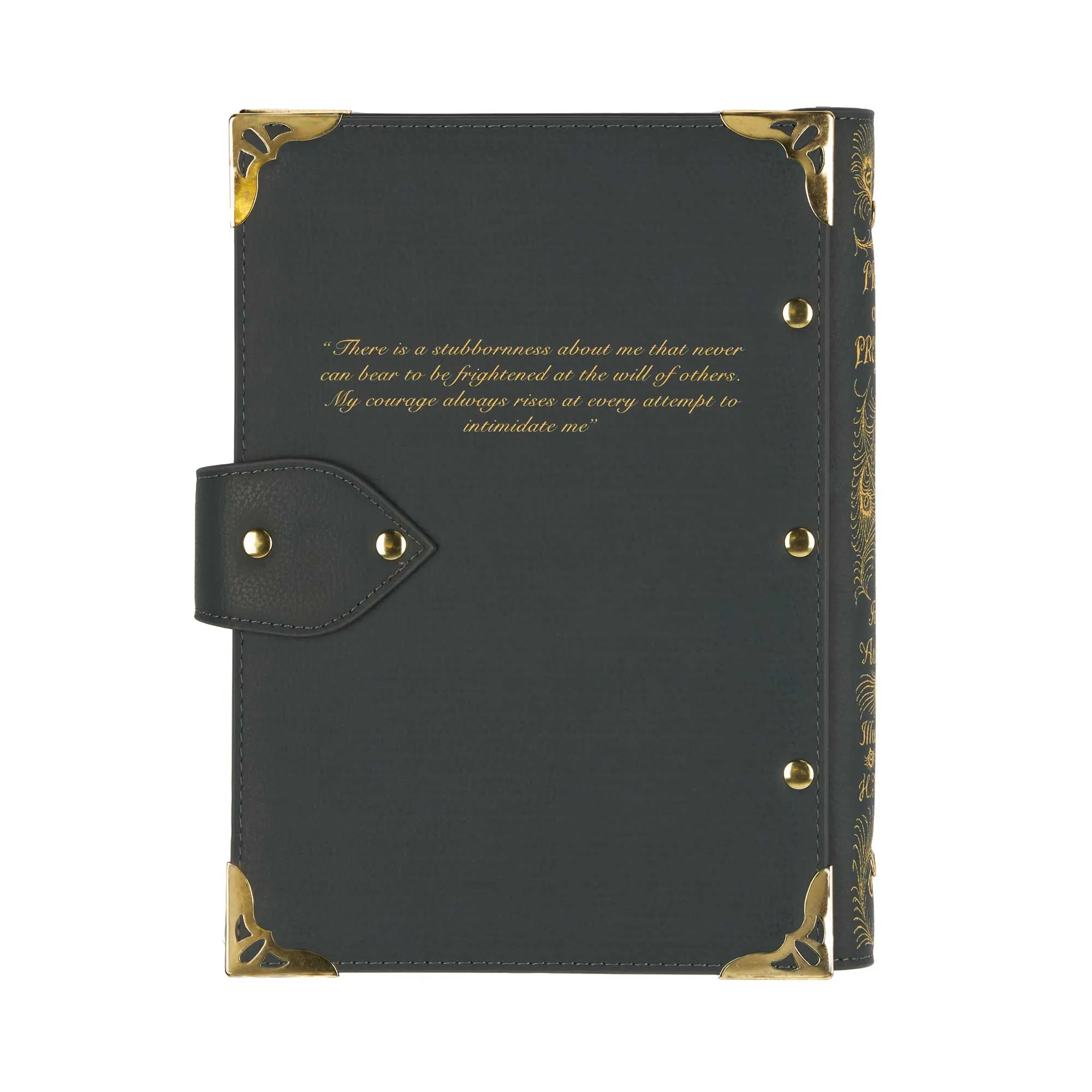 Pride and Prejudice Green Refillable Ring Binder Notebook