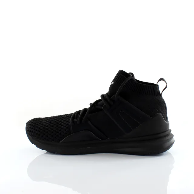 Puma Blaze Of Glory Limitless Hi EvoKnit Black Textile Mens Trainers 363134 04