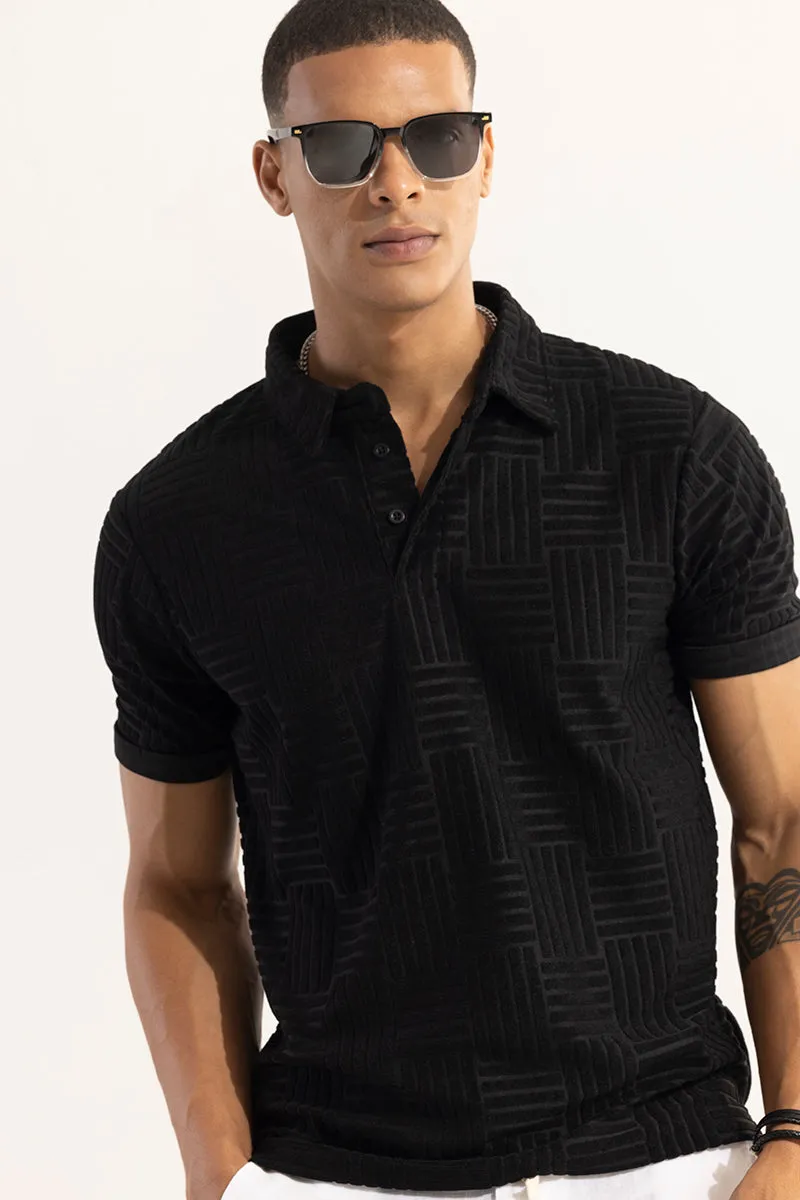 Quintet Black Polo T-Shirt