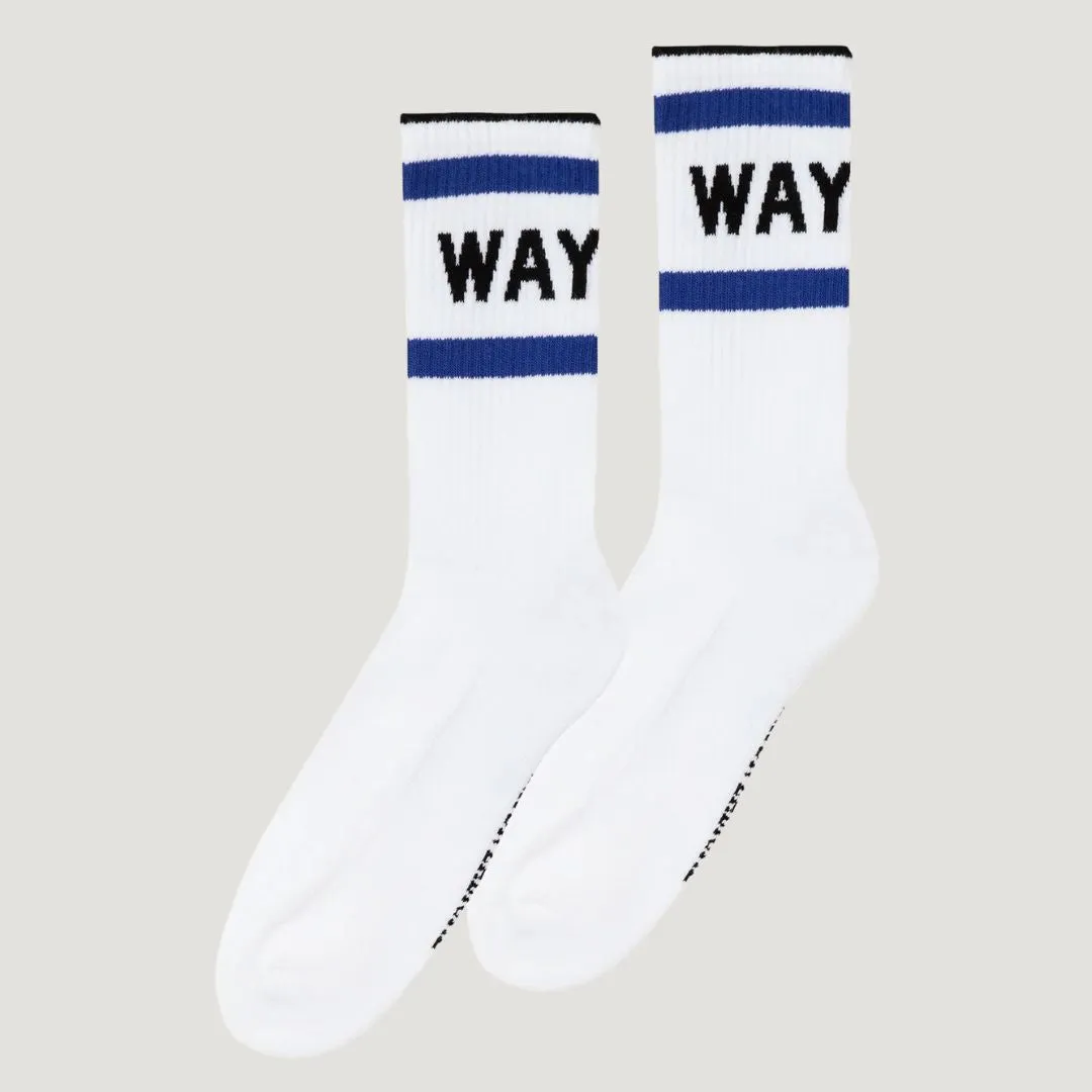 "No Way" Gasnier Socks (White)