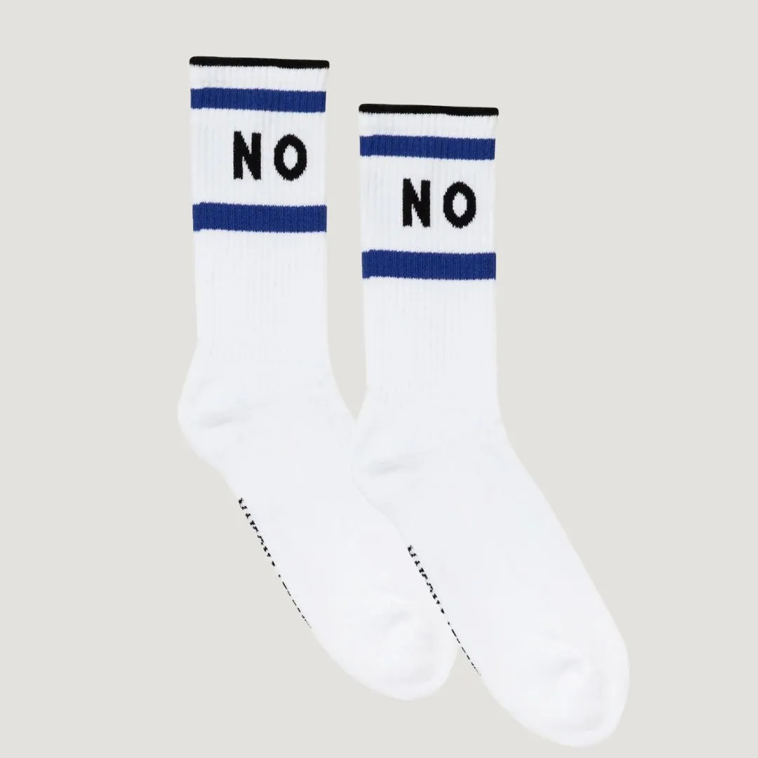 "No Way" Gasnier Socks (White)