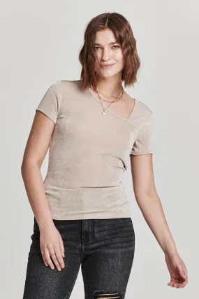 Raquel Angled Neckline Top