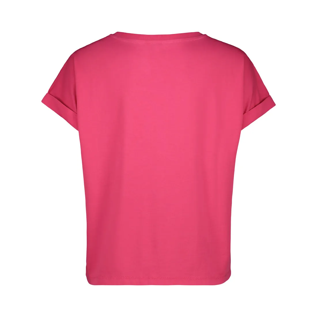 SELENA LADIES KNITTED T-SHIRT PINK