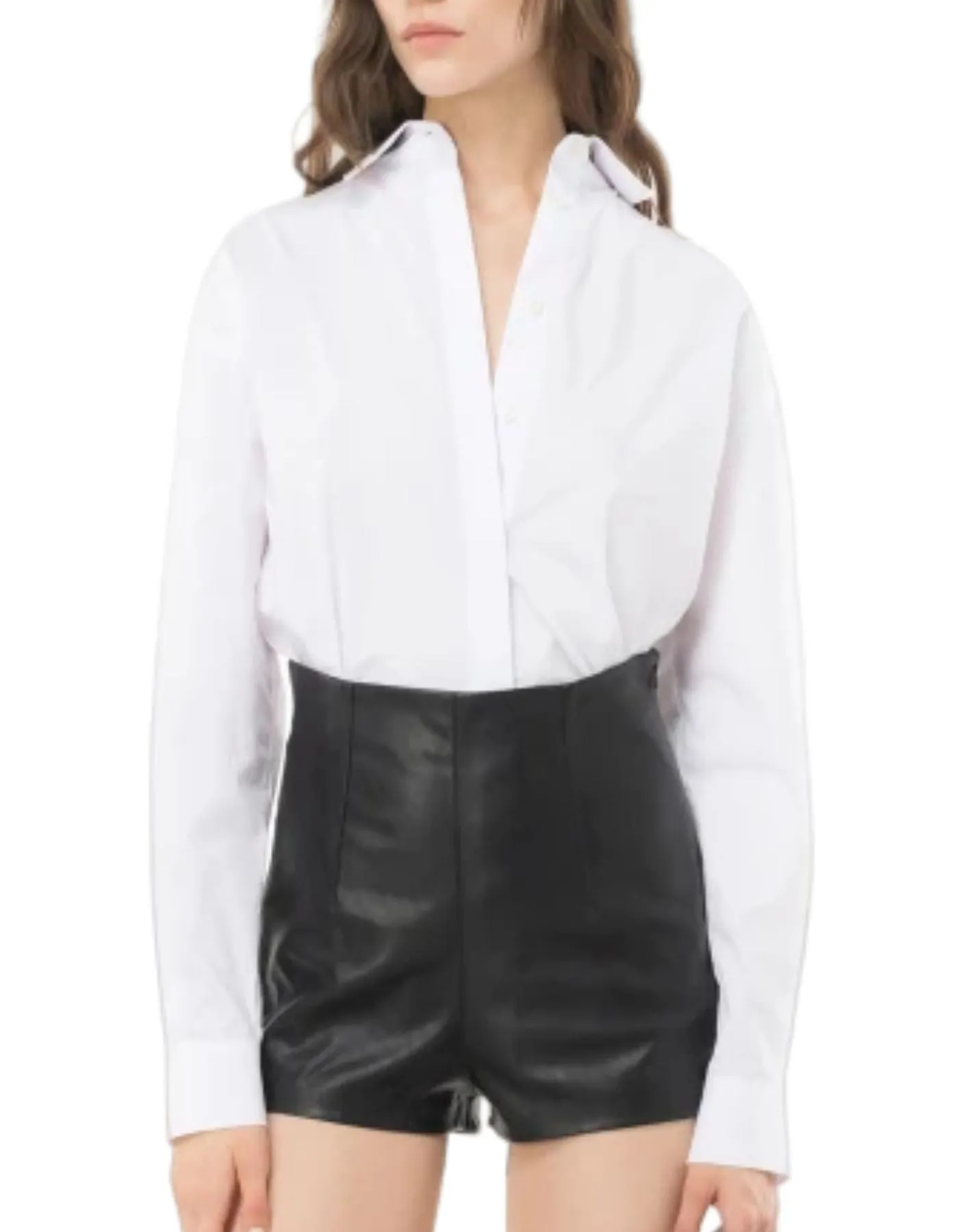 Shirt for woman 102476 A19U Z04 WHITE PINKO