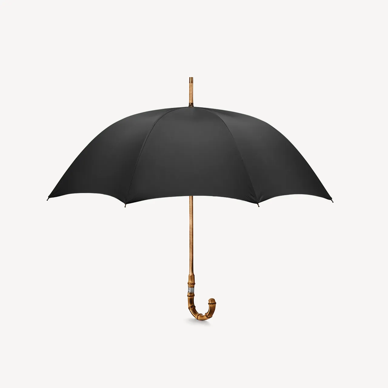 Singin' in the Rain Whangee Umbrella for Men - Black