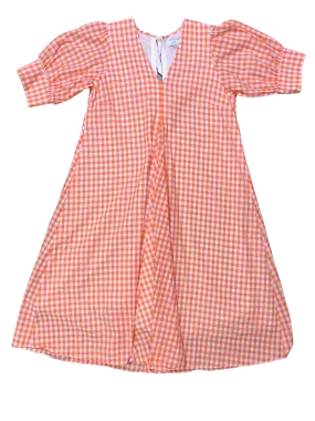 Size 12 - APT Apartment Clothing Orange Gingham Dress