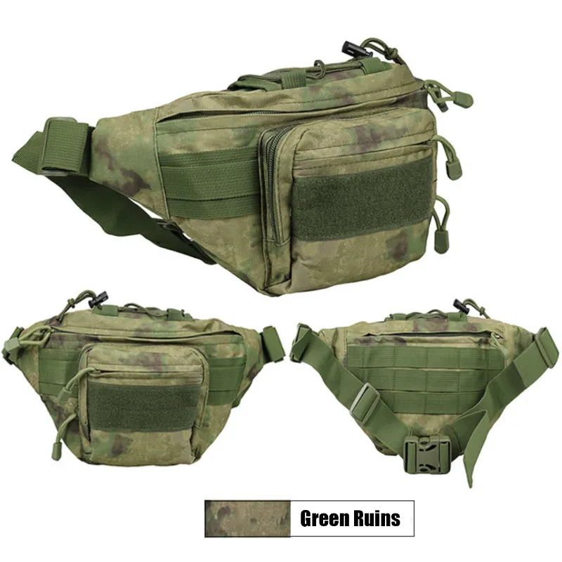 Sports Outdoor Camouflage Waist Portable Hiking Storage Bag