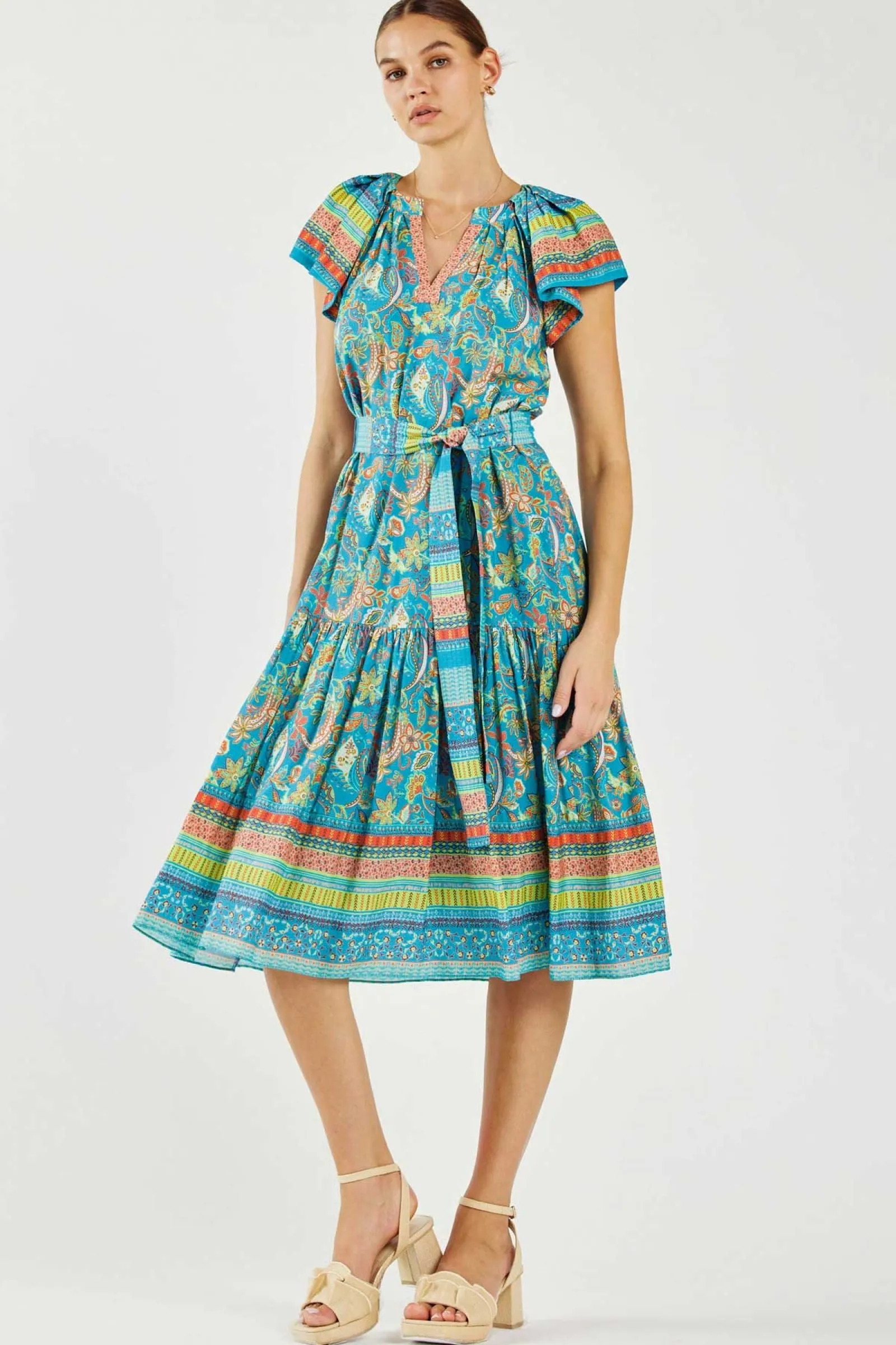 Spring Paisley Dress