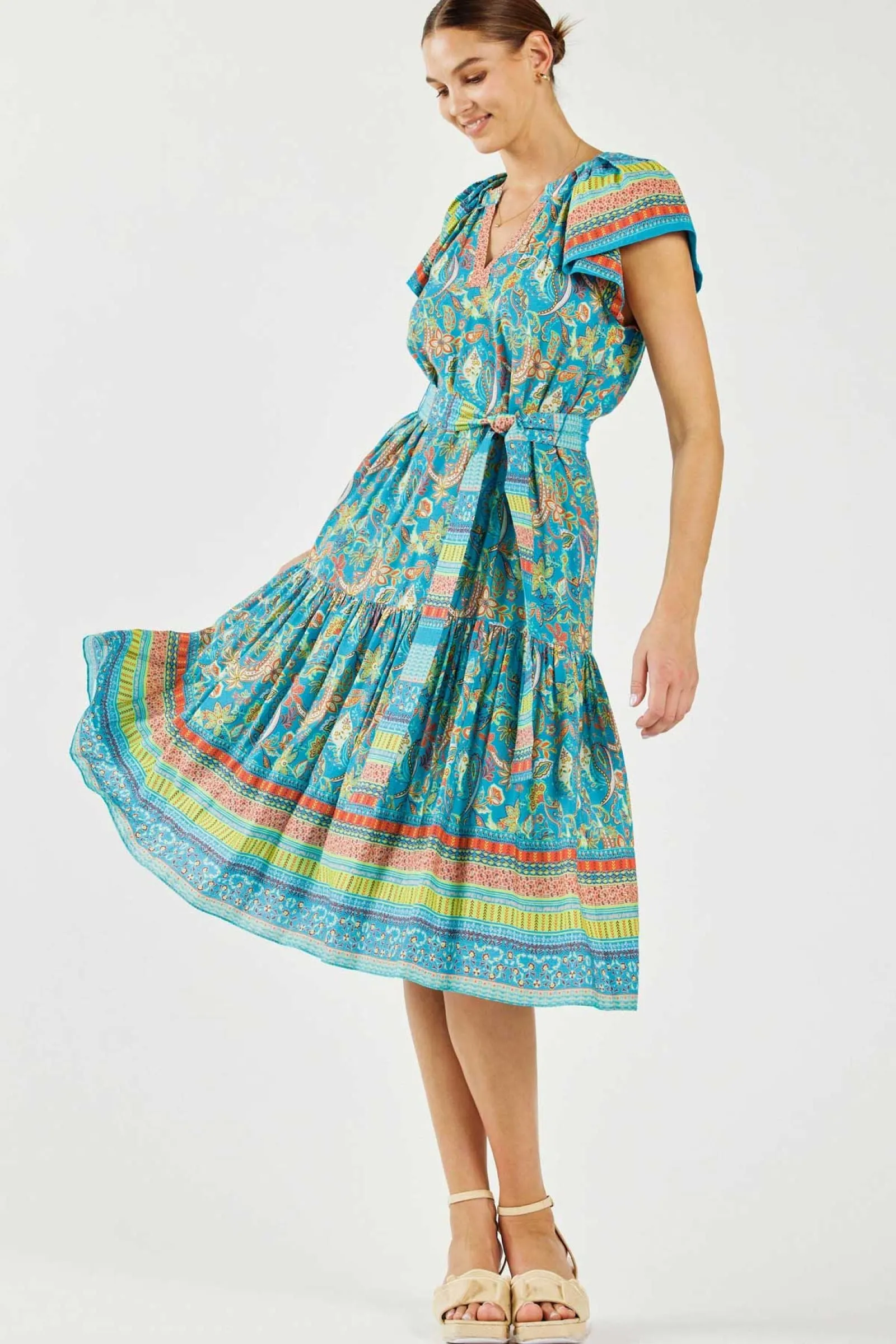 Spring Paisley Dress