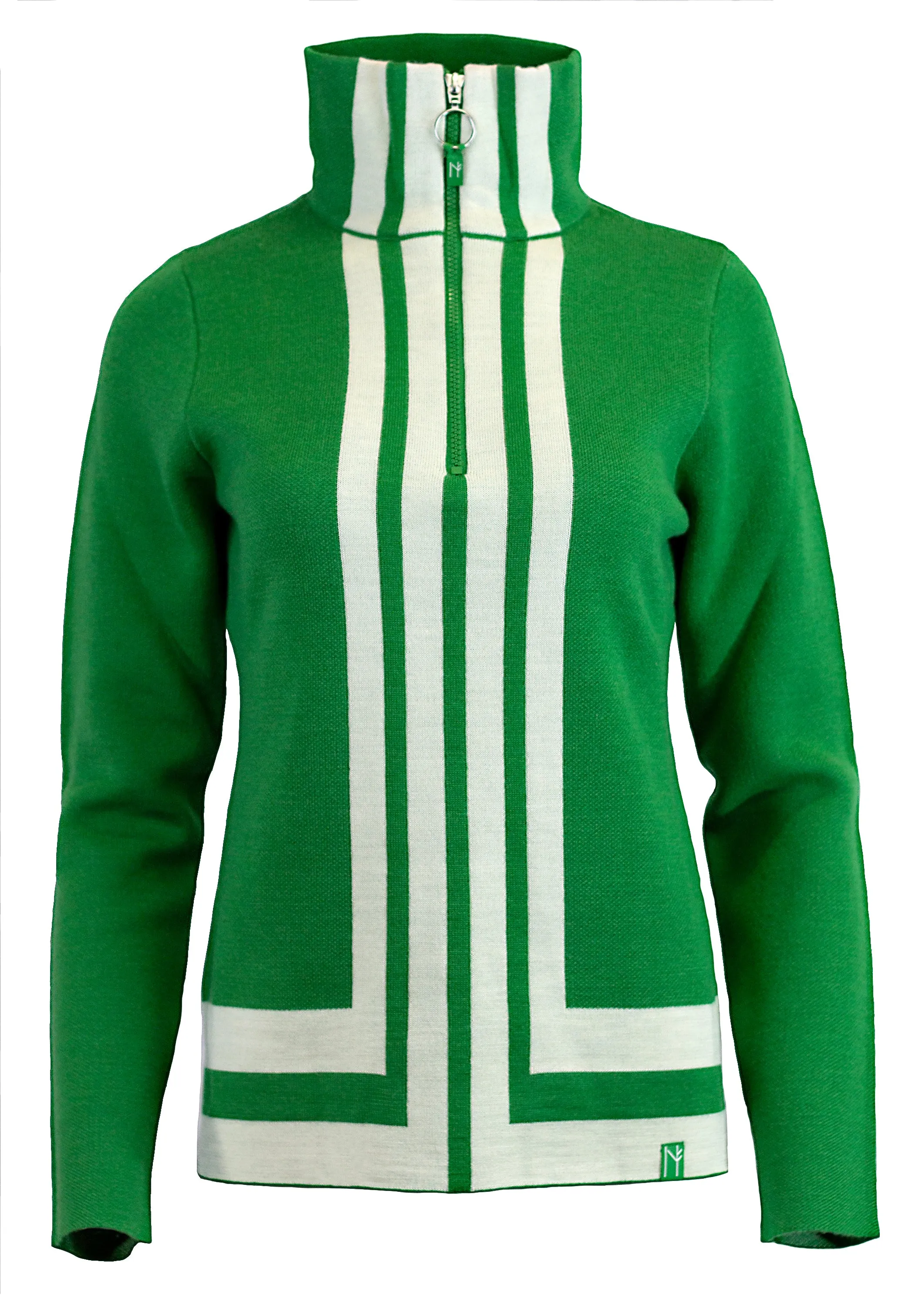 St. Moritz Half Zip - Kelly Green