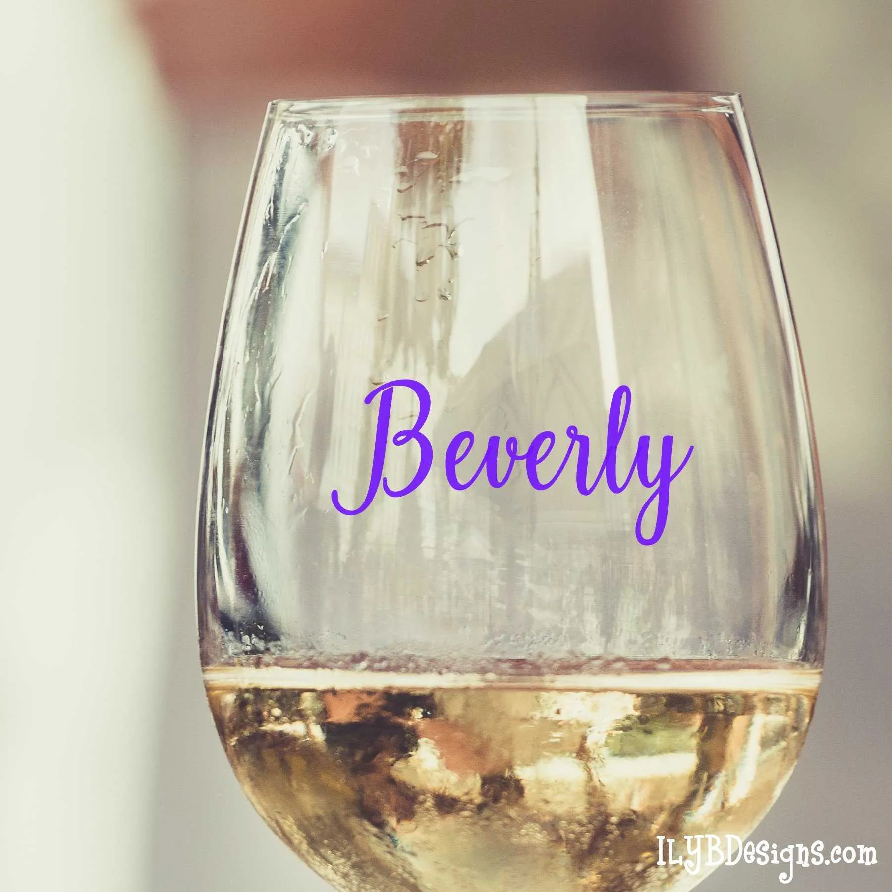 Stemless Wine Glass - Personalized Wine Glass - WINE A LITTLE YOU'LL FEEL BETTER