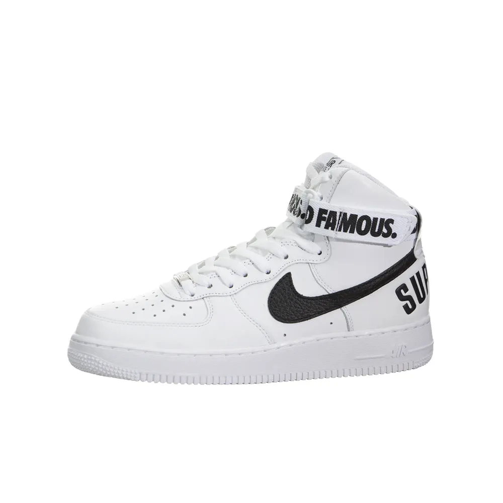 SUPREME X NIKE AIR FORCE 1 HIGH WORLD FAMOUS WHITE 2014