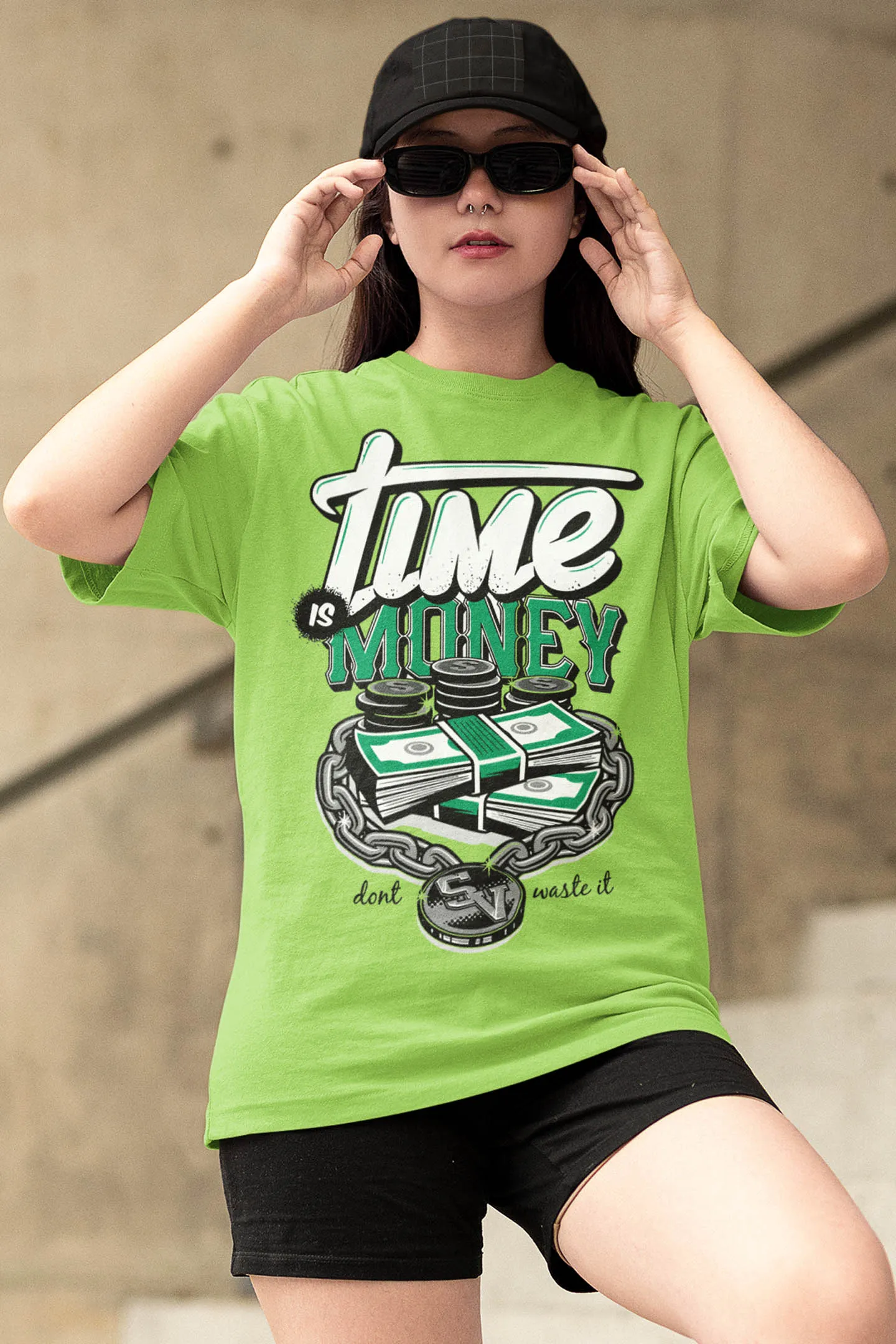 Time is Money Oversized T-shirt