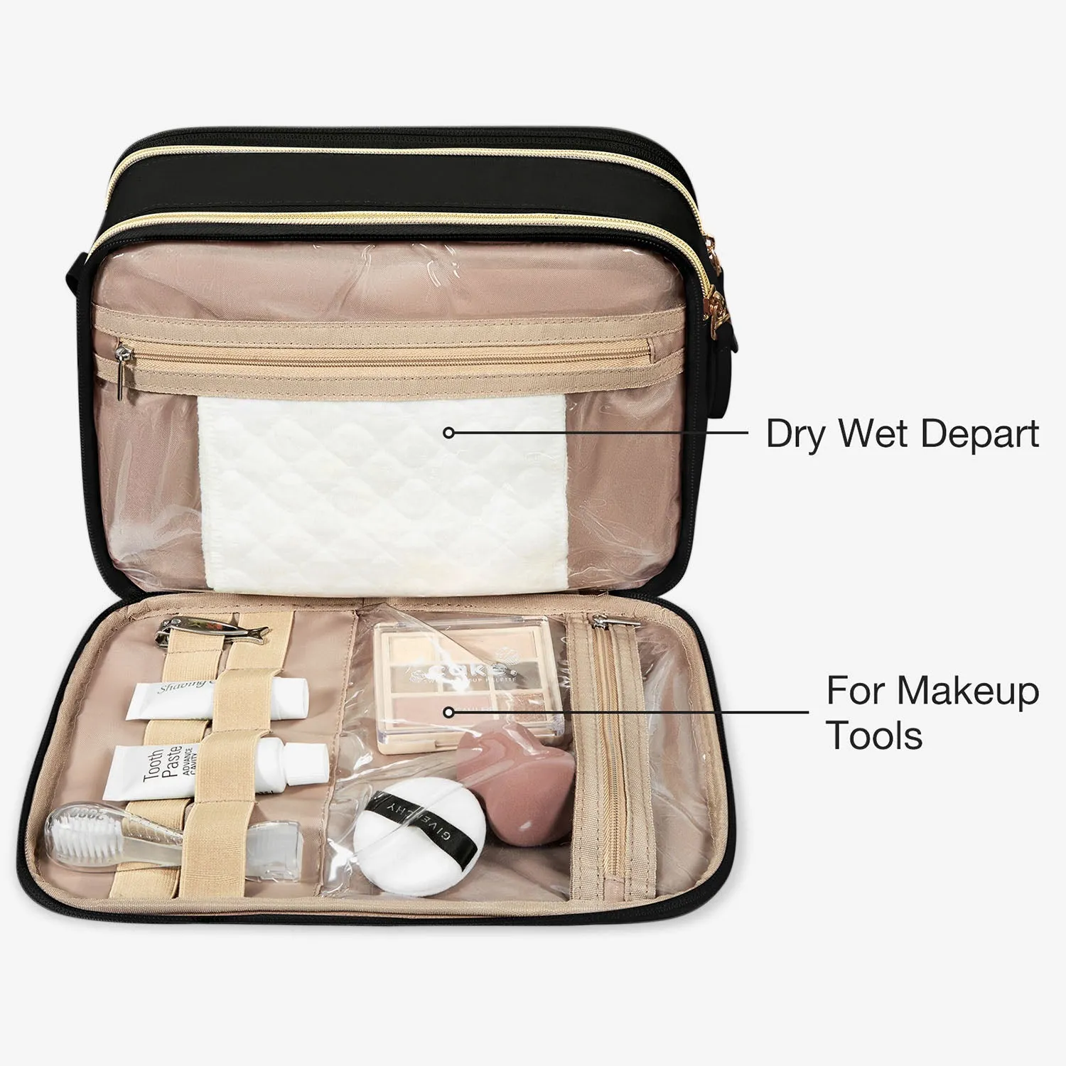 Travel Water-resistant Makeup Organizer Bag