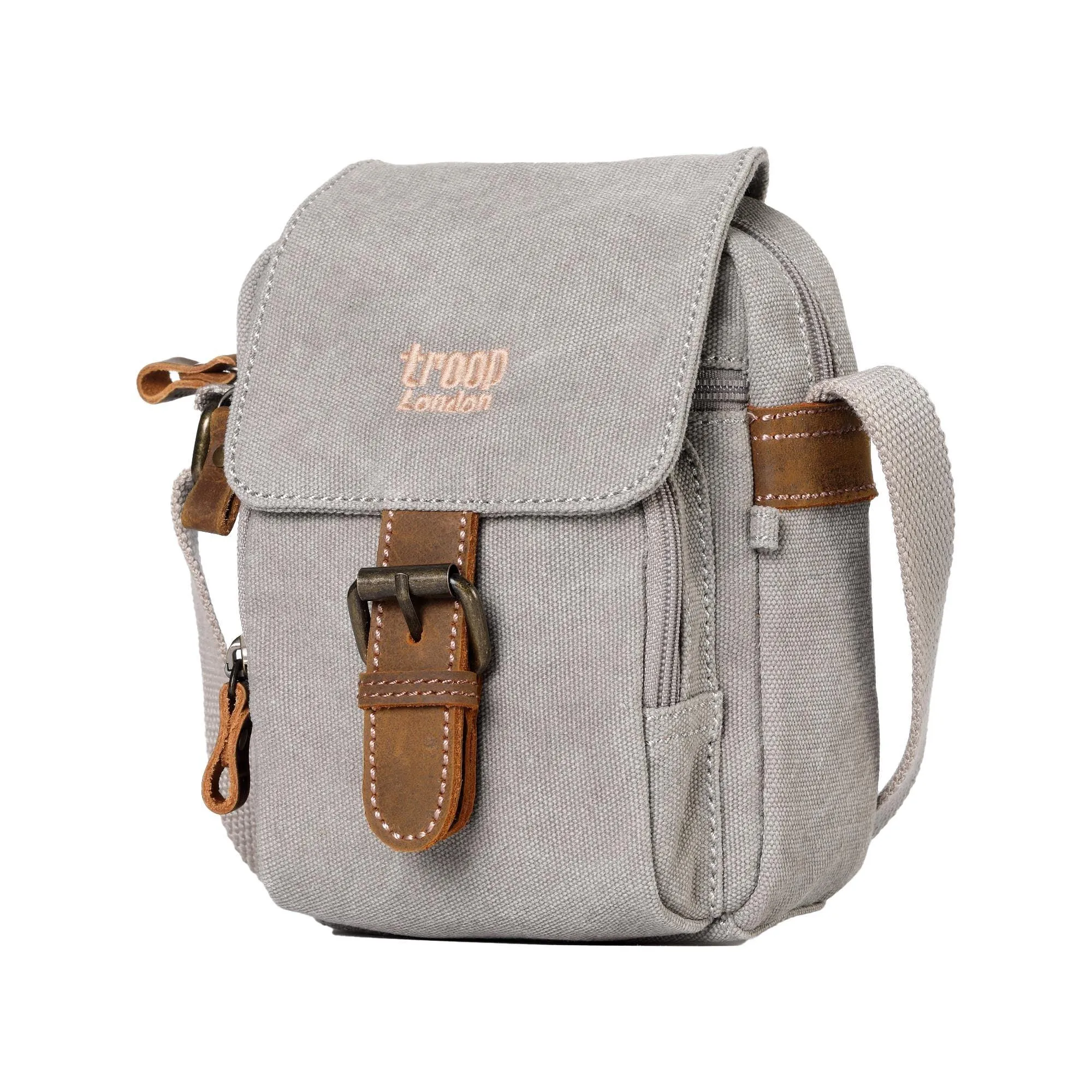 TRP0213 Troop London Classic Canvas Across Body Bag