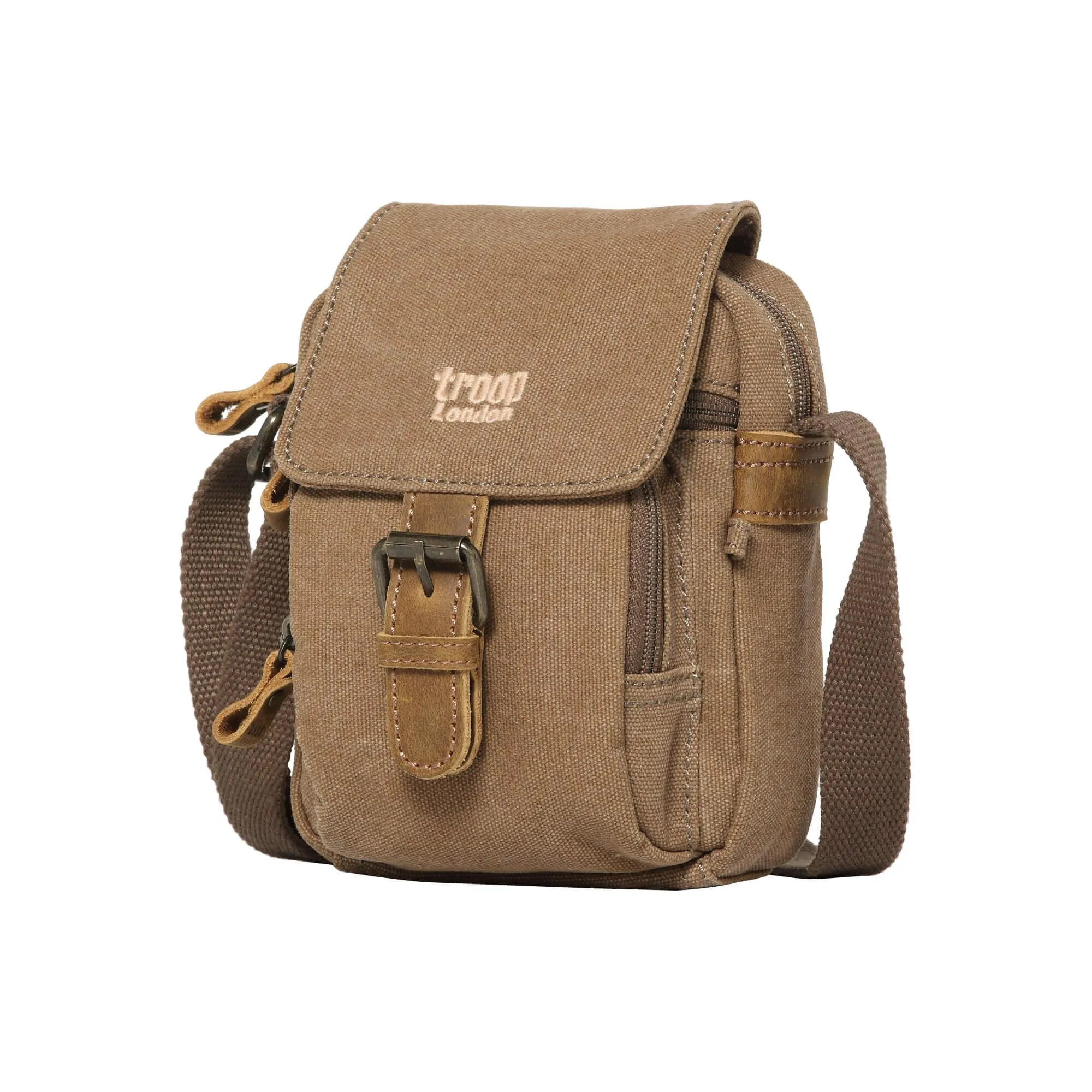 TRP0213 Troop London Classic Canvas Across Body Bag