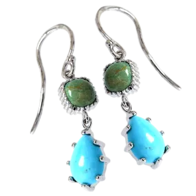 Turquoise 2-Tier Earrings