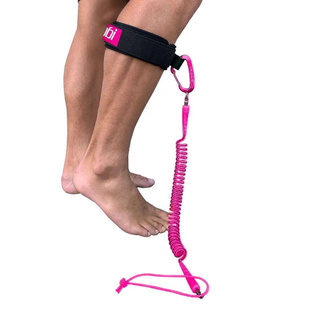 Vaikobi Ocean Paddling Calf Leash - Pink