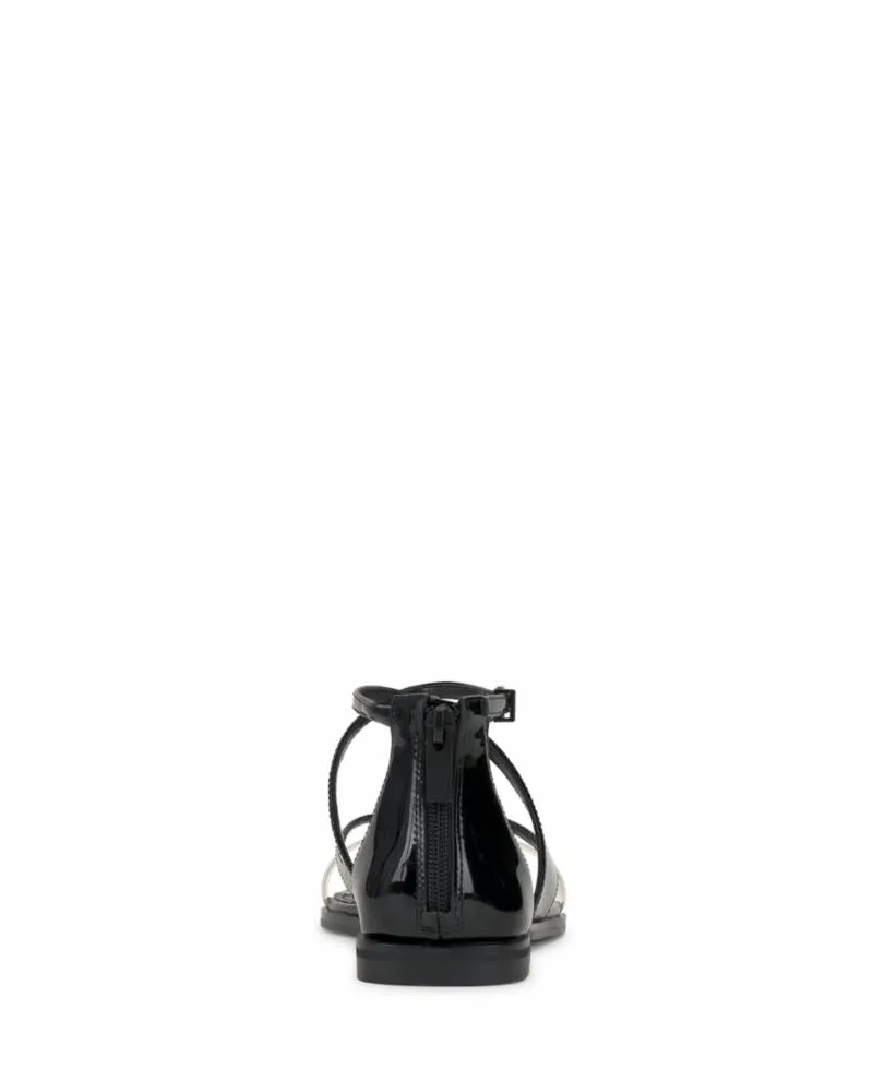 Vince Camuto LOMEEANA BLACK CLEAR/SFT PAT PVC