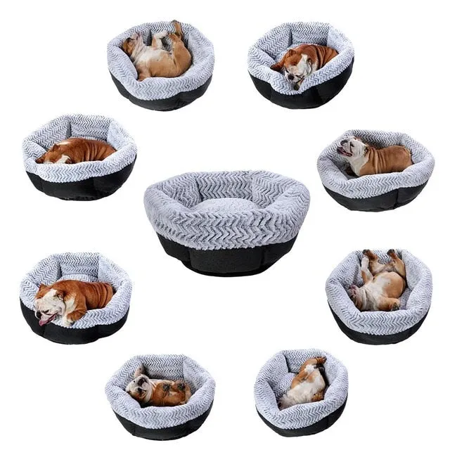 Washable Warm Fluffy Dog Bed