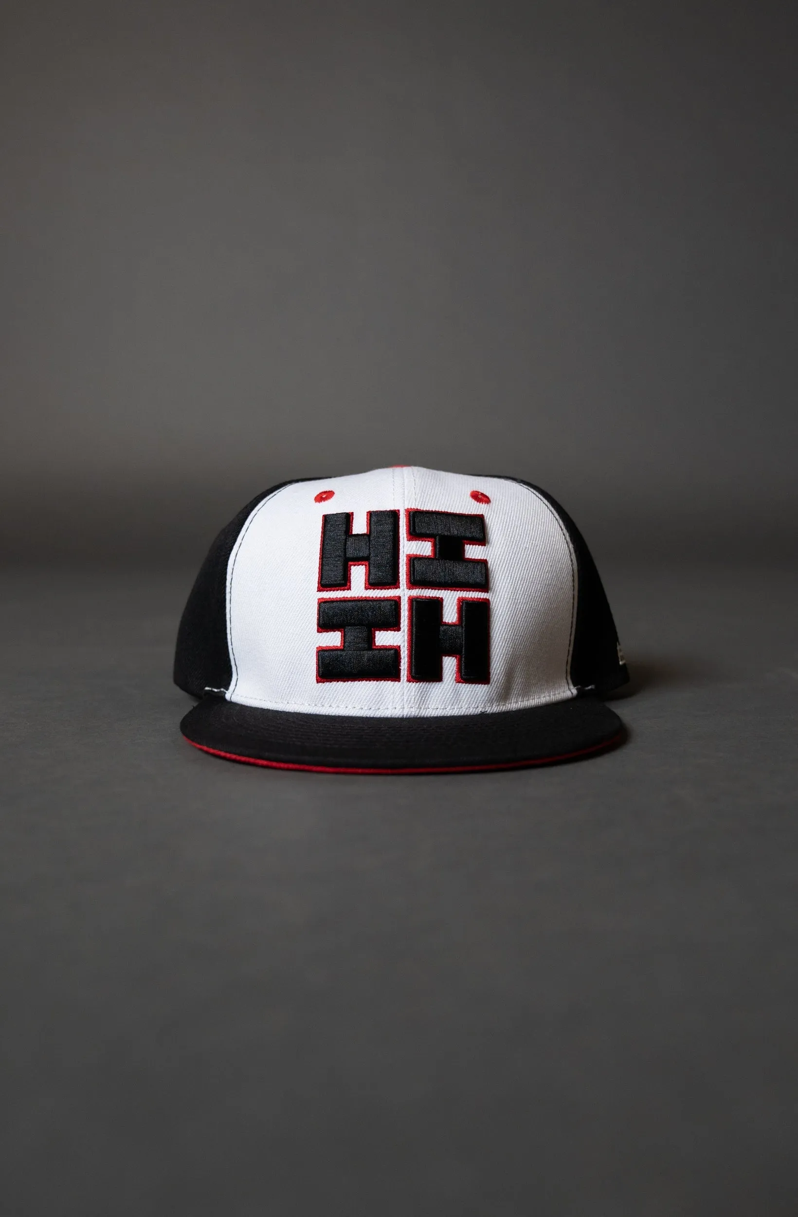 WHITE, BLACK, & RED HIFI LOGO HAT