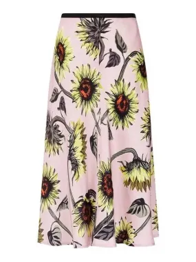 Women s Sunflower Viscose Flare Skirt Pink 271324